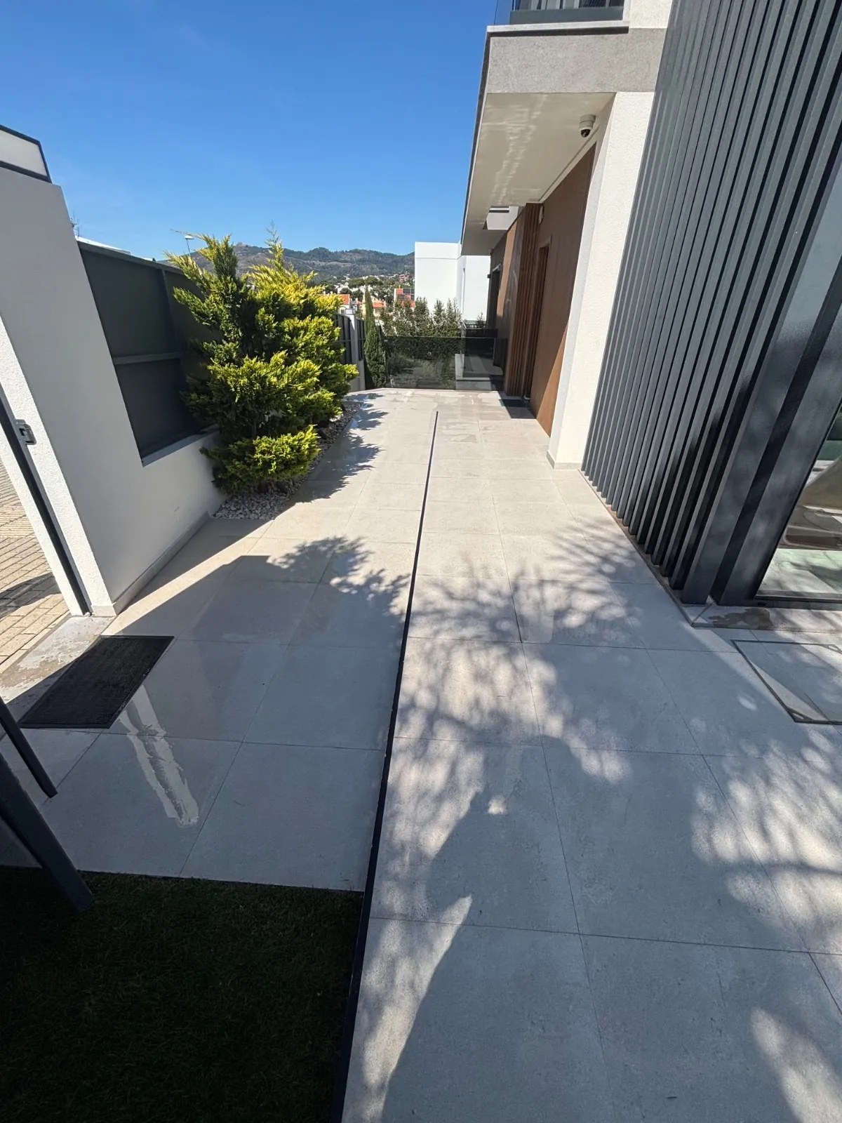 Exterior paving and drainage